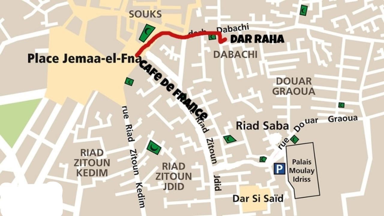 فندق Dar Raha مراكش المظهر الخارجي الصورة